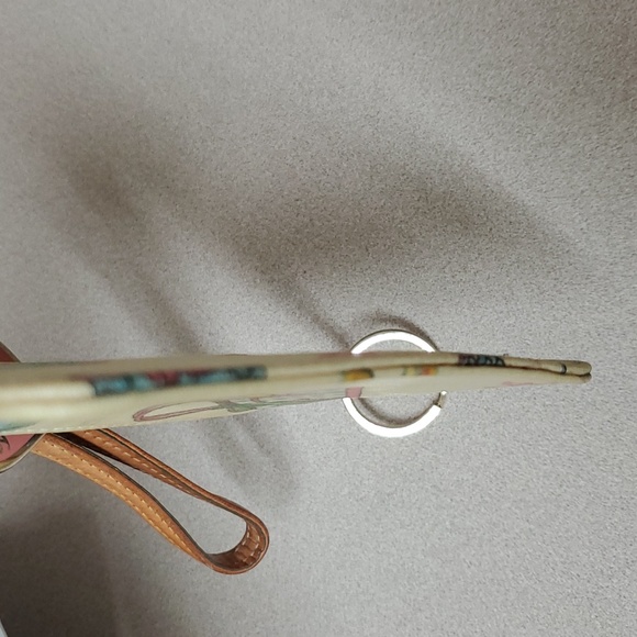 Vintage Dooney And Bourke Rainbow Zipper Wristlet - Picture 9 of 11